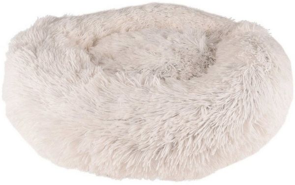 Flamingo Tierbett Hundebett Krems rund weiß