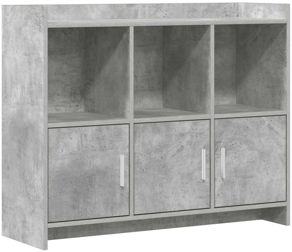 vidaXL Sideboard Betongrau 98,5 x 33 x 80 cm Holzwerkstoff 8011142