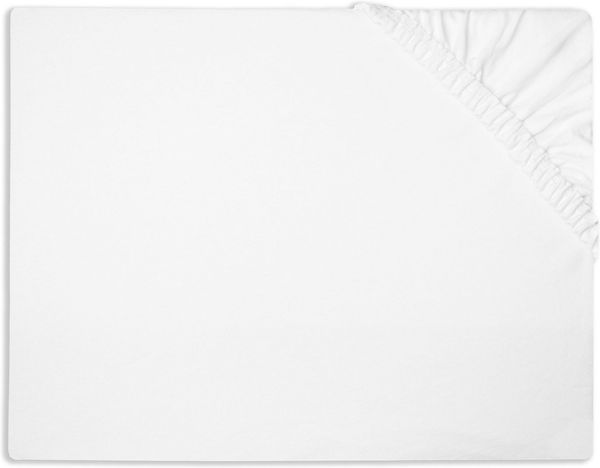 ZOLLNER Spannbettlaken, Double-Jersey, Gummizug: rundum, (1 Stück), 100 x 200 cm, 50% Polyester, 50% Baumwolle, vom Hotelwäschespezialist