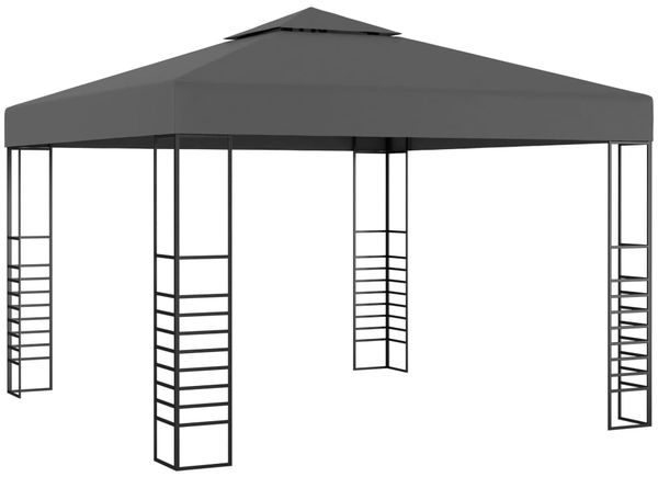 vidaXL Gartenpavillon 3×3 m Anthrazit 48034