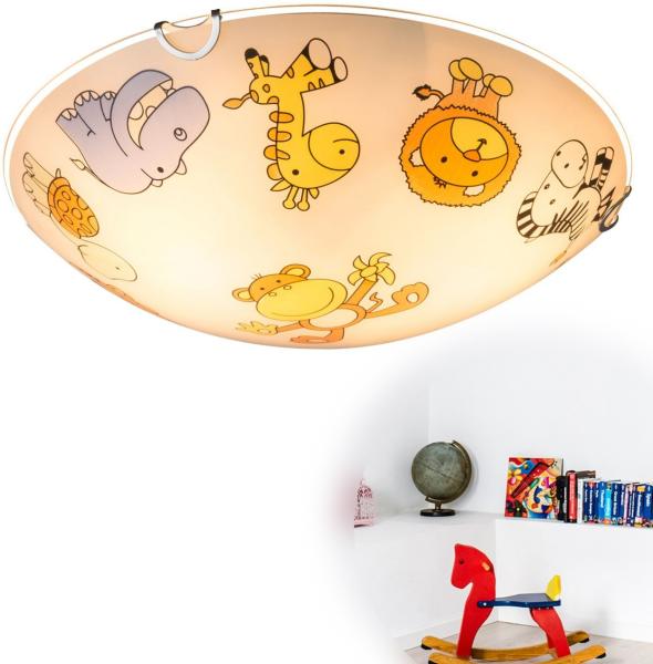 GLOBO Deckenleuchte Kinderzimmer Deckenlampe Kinderlampe Kinderleuchte, ohne Leuchtmittel 40607