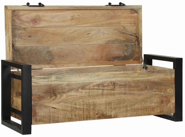 vidaXL Aufbewahrungs-Truhen Braun 80 x 30 x 30 cm Massivholz Mango 4015973