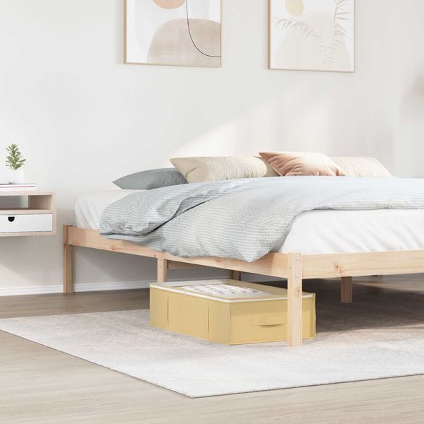 vidaXL Aufbewahrungsbox mit transparentem Oberfenster 2 pcs Creme 42024713