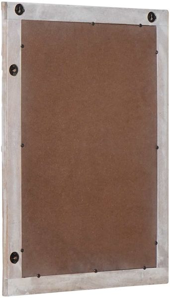 vidaXL Wandspiegel Rechtwinklig Weiß 70 x 50 cm Massivholz Mango 4018399 Bild 3