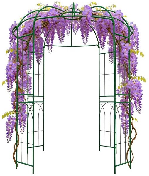 Relaxdays Rosenpavillon Metall