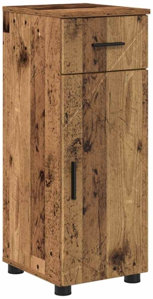 vidaXL Badezimmerschrank mit Schubladen Altholz 30 x 35 x 80 cm 883332
