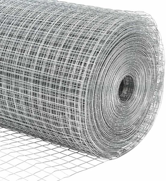 vidaXL Schweißdrahtzaun mit Spikes 25 x 1,2 m Verzinkter Stahl Silber 3351965 Bild 11