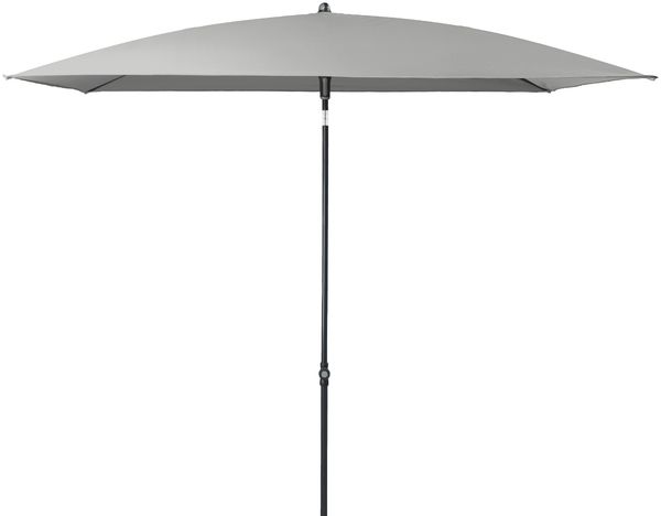 Doppler Sonnenschirm / Mittelstockschirm "Sunline 230 x 190 Waterproof Neo", hellgrau, 230 x 190 cm