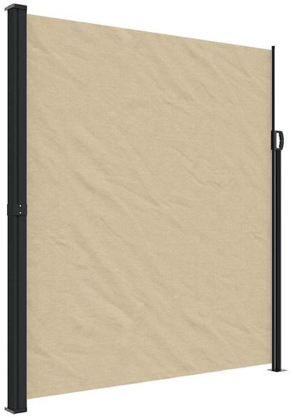vidaXL Seitenmarkise Ausziehbar Beige 220x500 cm 4004480 Bild 2