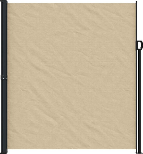 vidaXL Seitenmarkise Ausziehbar Beige 220x500 cm 4004480 Bild 3