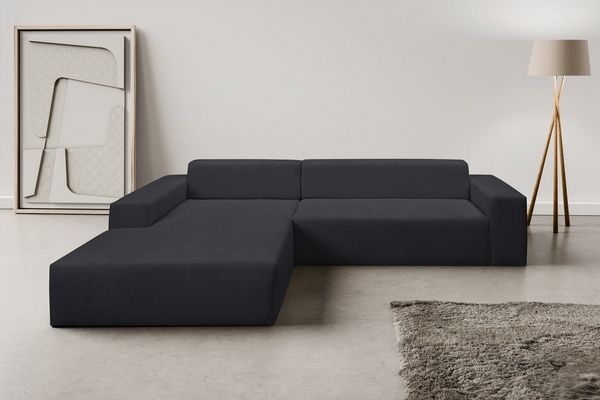 WERK2 Ecksofa Zeus-XL, B/T: 311/210 cm, Mega-Sofa mit großer Sitztiefe, modern, Curvy Trend Garnitur mit urbaner Optik, bequem, Big-Sofa, L-Form