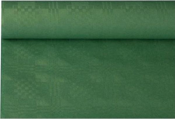 Papiertischtuch mit Damastprägung 8 m x 1,2 m dunkelgrün