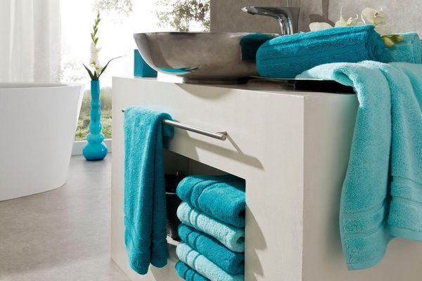 Egeria Handtücher Micro Touch, Walkfrottee (2-St), Streifenbordüre, extrem saugfähig & flauschig, 100% Baumwolle