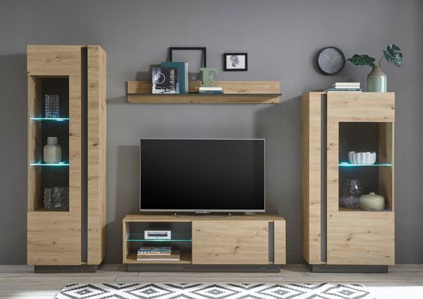 Home affaire Wohnwand CLAiR Kombi 21, (Set, 4-St)