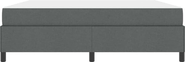 vidaXL Boxspringbett Dunkelgrau 180 x 200 cm Stoff 3398879 Bild 7