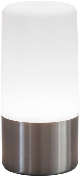 Newgarden 'MAIA' Akkuleuchte, Metall grau, 9 x 19 x 9 cm, RGB mit Touchdimmer
