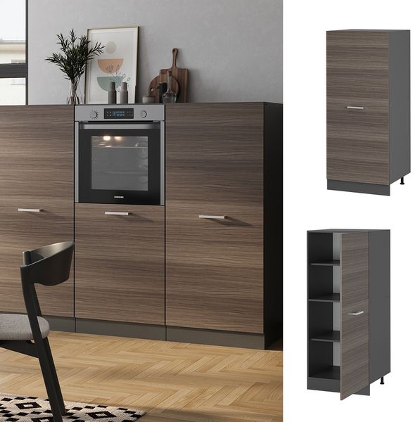 Vorratsschrank R-Line Edelgrau 60 cm Vicco Bild 2