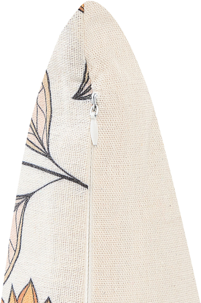 Kissen 2er Set Blumenmuster TUBEROSE 45 x 45 cm Bunt Bild 6