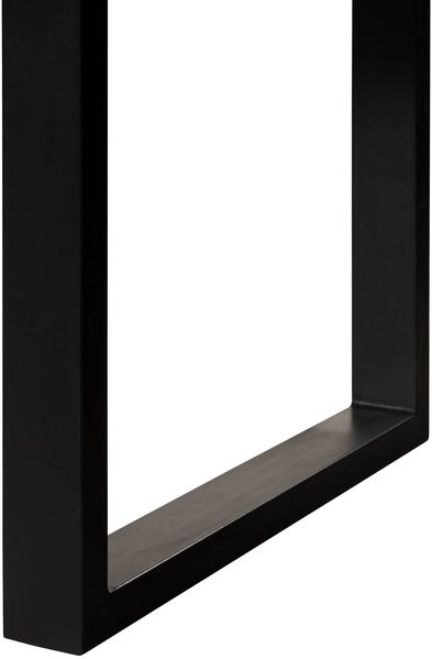 Esstisch Akazie 180x90x76 natur lackiert / Epoxid schwarz, U-Beine anthrazit matt EPOXY Bild 7