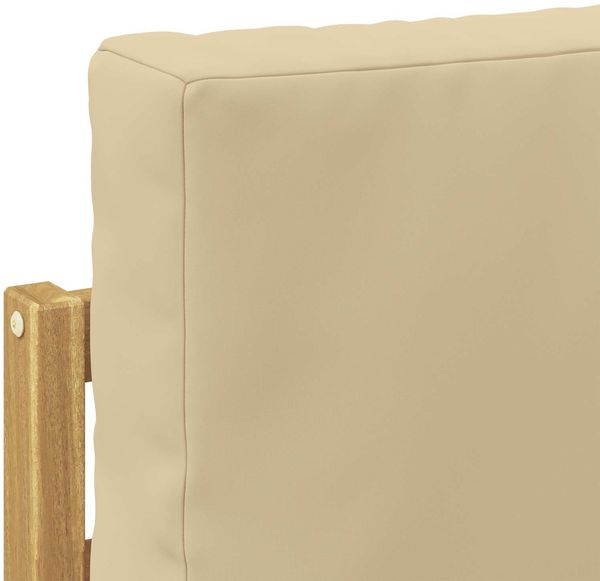 vidaXL Ecksofa Set 7 pcs Weiß und Beige 304 x 126,5 x 73 cm Polyester 3392418 Bild 6