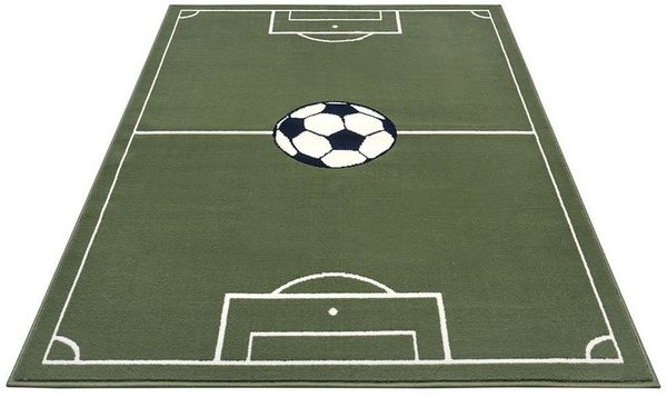 HANSE Home Kinderteppich Kinderteppich Estádio Grün, rechteckig, Höhe: 8 mm