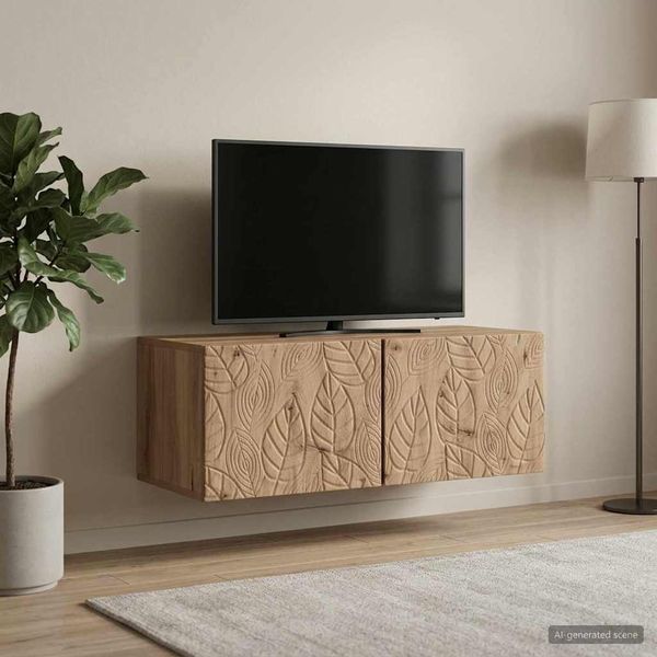 vidaXL Wandmontierter TV-Schrank 78,5 x 31 cm Artisan-Eiche 898894