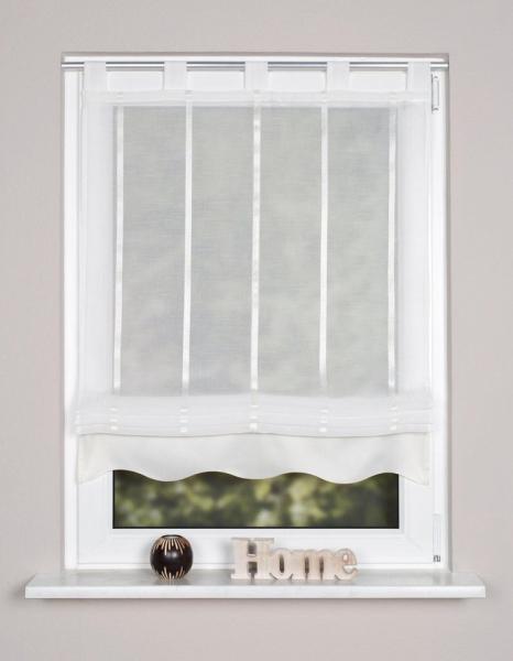 HOME WOHNIDEEN Raffrollo KATHY, mit Schlaufen, freihängend