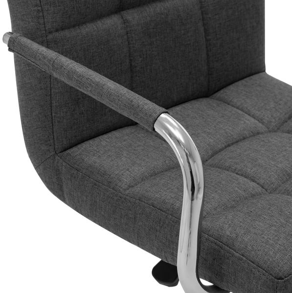 vidaXL Barhocker Dunkelgrau Stoff [283410] Bild 6