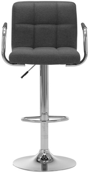 vidaXL Barhocker Dunkelgrau Stoff [283410] Bild 2