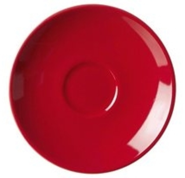 Ritzenhoff & Breker Doppio Espresso Untere, Untertasse, Unter Tasse, Geschirr, Porzellan, Rot, Ø 12 cm, 516135 Bild 4
