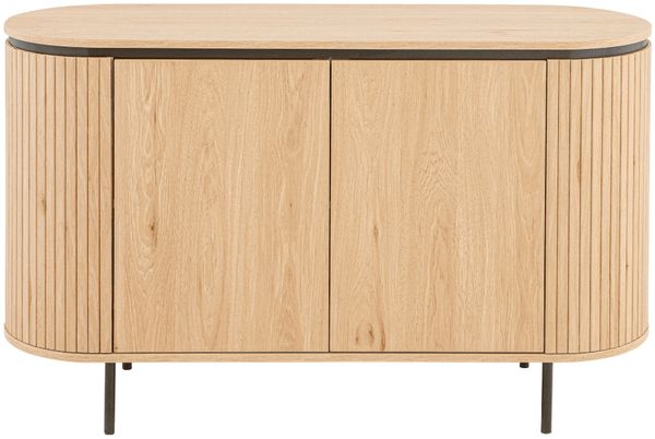 Calicosy 'MALAGA' Buffet mit 2 Türen L120 cm - Hellholz-Optik - Helles Holz