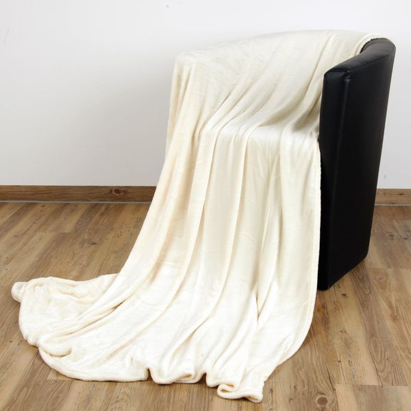 Kuscheldecke "Celina" Champanger 60x80 cm