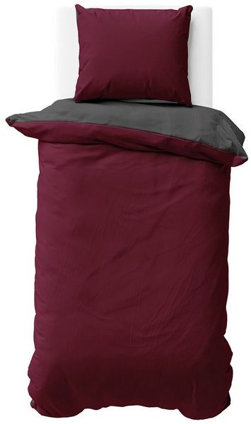 Visaggio Bettwäsche Mikrofaser Allergiker geeignet Doubleface Wendebettwäsche, Microfaser, 2 teilig, Modern Uni Doubleface Wendebettwäsche