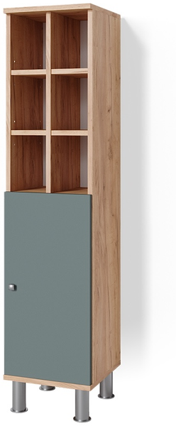 Midischrank Fynn Grün 30 x 130.6 cm große Tür Vicco