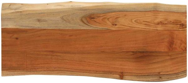 vidaXL Tischplatte 90x40x3,8 cm Rechteckig Massivholz Akazie Baumkante 370635