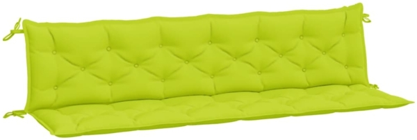 vidaXL Gartenbank-Auflagen 2 Stk. Hellgrün 200x50x7 cm Oxford-Gewebe 361746