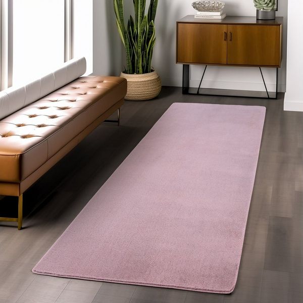 Ayyildiz Teppiche Teppich JOY 1400, auch als Läufer, rechteckig, Höhe: 11 mm, besonders weich, uni Kurzflor, Wohnzimmer, Kinderzimmer