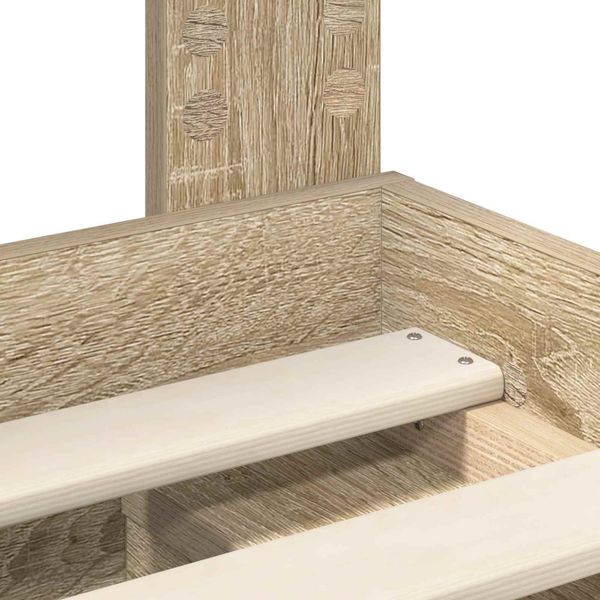 vidaXL Bettrahmen Sonoma 180 x 200 cm Massives Kiefernholz 3412454 Bild 10