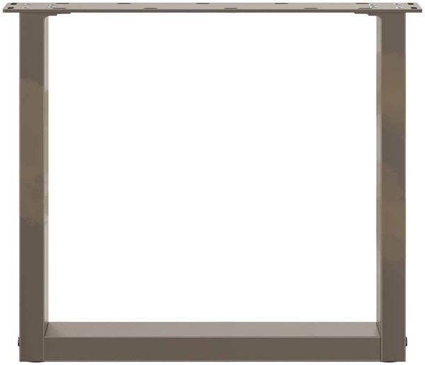 vidaXL Couchtischbeine U-Form 2 Stk. Naturstahl 50x(42-43) cm Stahl 4013159 Bild 5