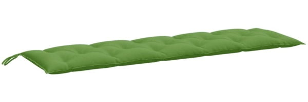 vidaXL Gartenbank-Auflage Melange Grün 180x50x7 cm Stoff 4002569