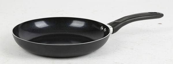 6x Bratpfanne GENUA Ø 24 x 4,3 cm – Aluminium-Keramikpfanne in Schwarz, antihaftbeschichtet, kratzfest, hitzebeständig und ideal für gesundes fettarmes Braten