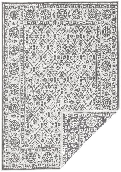 In- & Outdoor Wendeteppich Curacao Grau Creme - 80x350x0,5cm