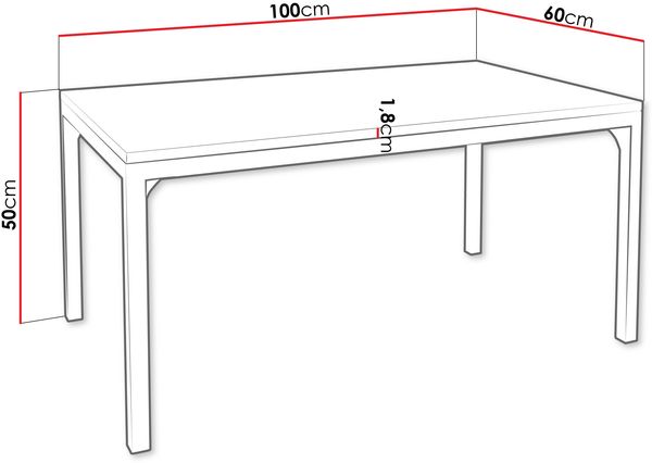Couchtisch Mekiosa 1 (Farbe: Schwarz / Arktisches Weiss) Bild 3