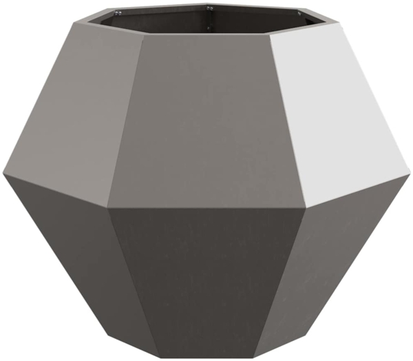 vidaXL Pflanzkübel Rostig 75 x 75 x 60 cm Wetterfeststahl 884050 Bild 4