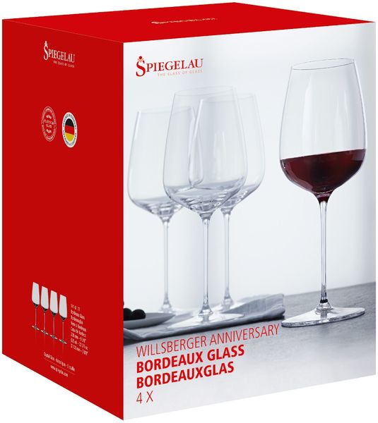 Spiegelau Willsberger Anniversary Rotwein-Magnum, 4er Set, Rotweinglas, 635 ml Bild 4