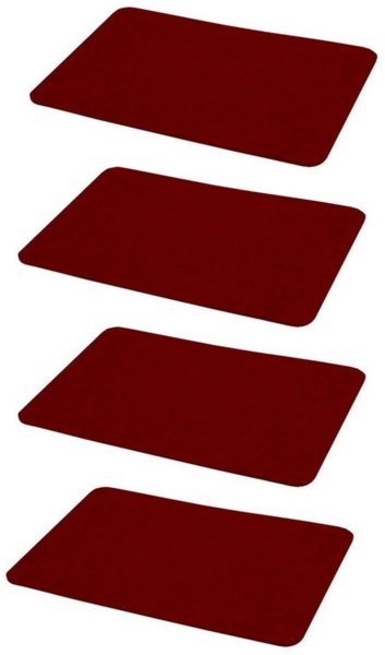 HAC24 Platzset Filz Platzmatte Tischsets Untersetzer Tischmatten Filzuntersetzer, (Set, 4-St), 44x30 cm, Rechteckig