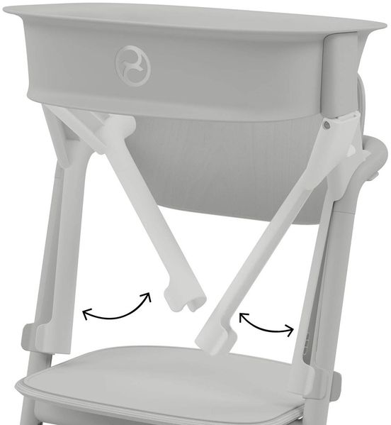 Cybex Lemo Learning Tower Set / Lernturm-Aufsatz für Lemo Hochstuhl Suede Grey