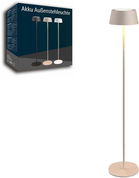 Northpoint LED Stehlampe Akku LED Stehleuchte Stehlampe In- und Outdoor dimmbar kabellos