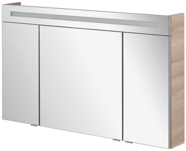 Fackelmann B.CLEVER LED Spiegelschrank 120 cm Braun hell