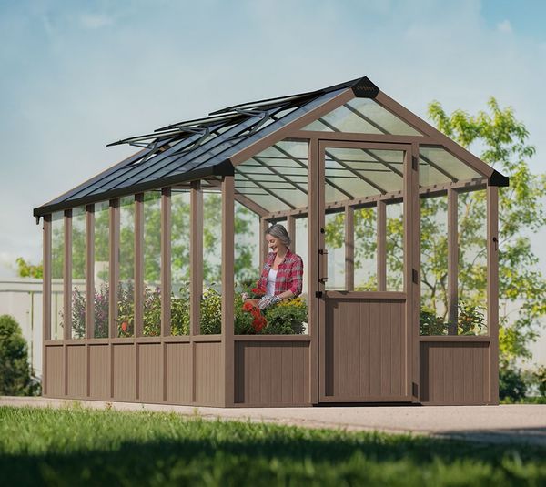 Palram - Canopia Natura 812 | Holz Gewächshaus |